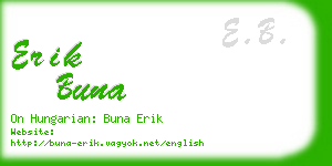 erik buna business card